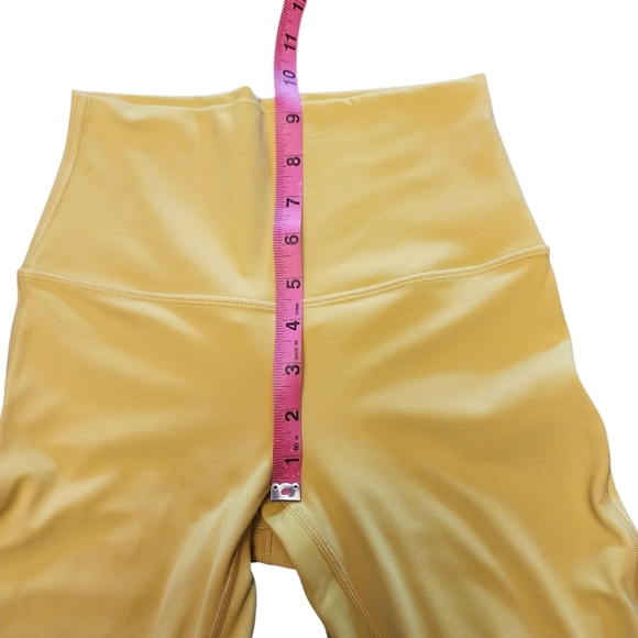 Lululemon Athletica Neon Yellow High-rise Athletic Leggings Size 4 - Picture 6 of 10